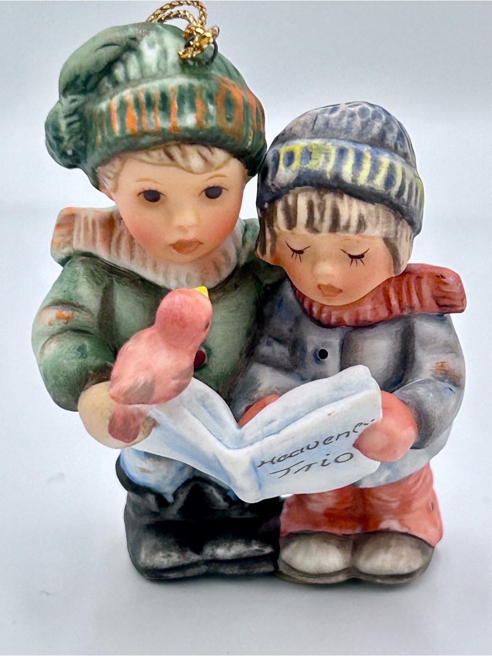 Vintage Hummel Christmas Caroling Children Figurine Ornament